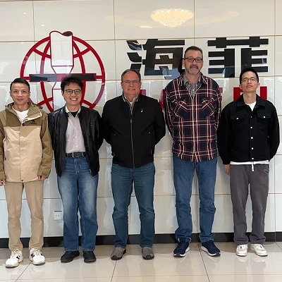 Mexican customers visited the Haifei factory Mexican customers visited the Haifei factory